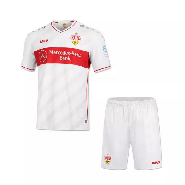 Trikot Stuttgart Heim Kinder 2020-21 Weiß